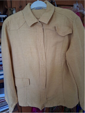 AKRIS PUNTO 100% Silk JACKET SIZE 16 Switzerland
